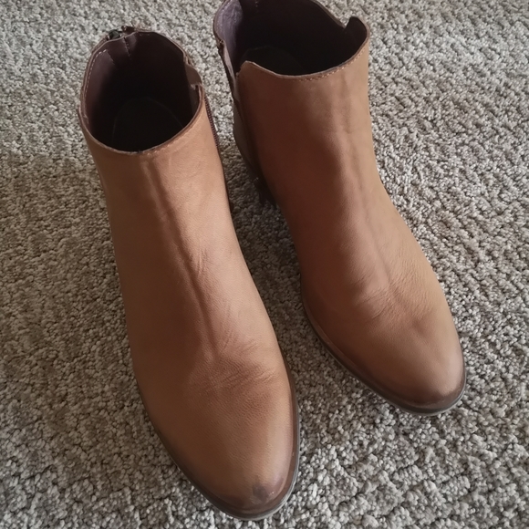 Women's Harlem oker short boots, brown size 37, us size 7 - Picture 2 of 7